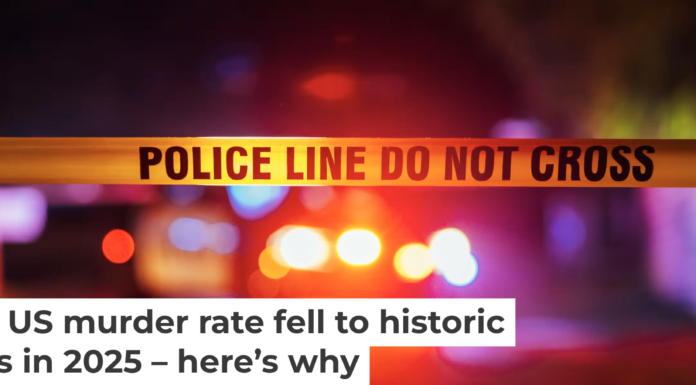 The reported rate of murder and nonnegligent manslaughter may be the lowest since reliable national data began to be collected in 1960. Jeremy Hogan/Photodisc via Getty Images